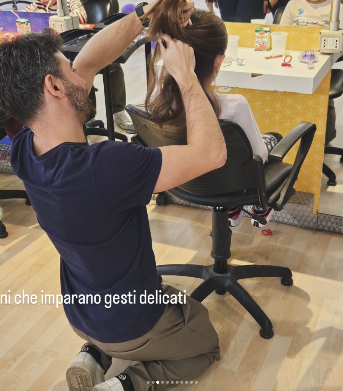 Papà, Pettinami! — laboratorio