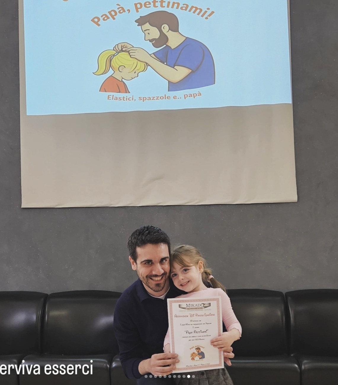 Papà, Pettinami! — laboratorio