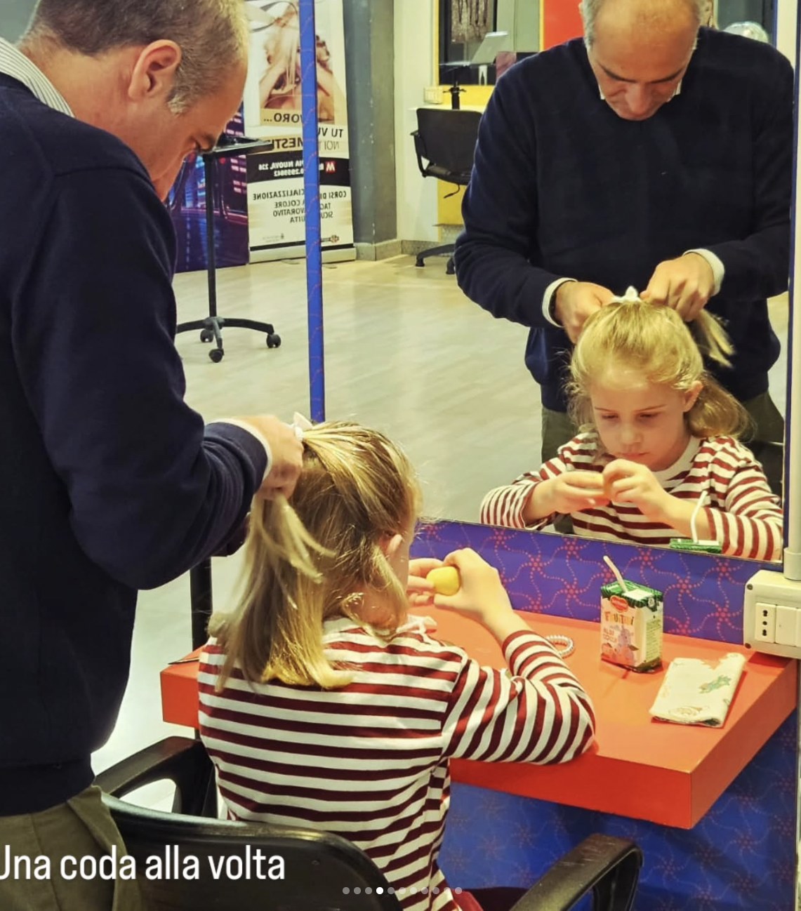 Papà, Pettinami! — laboratorio